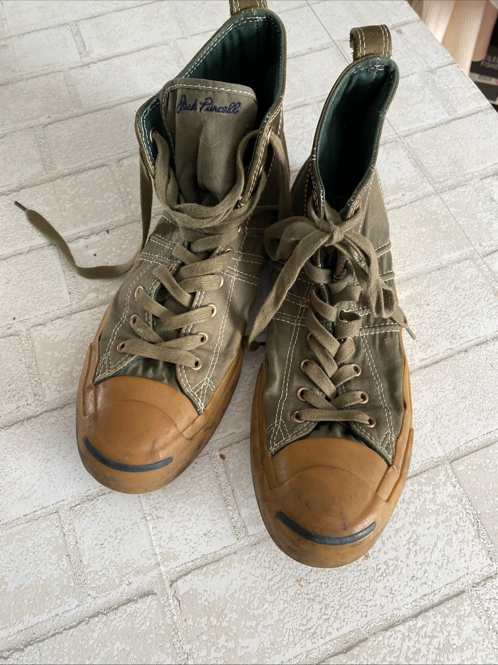 Converse Jack Purcell duck boots sneakers size 10.5